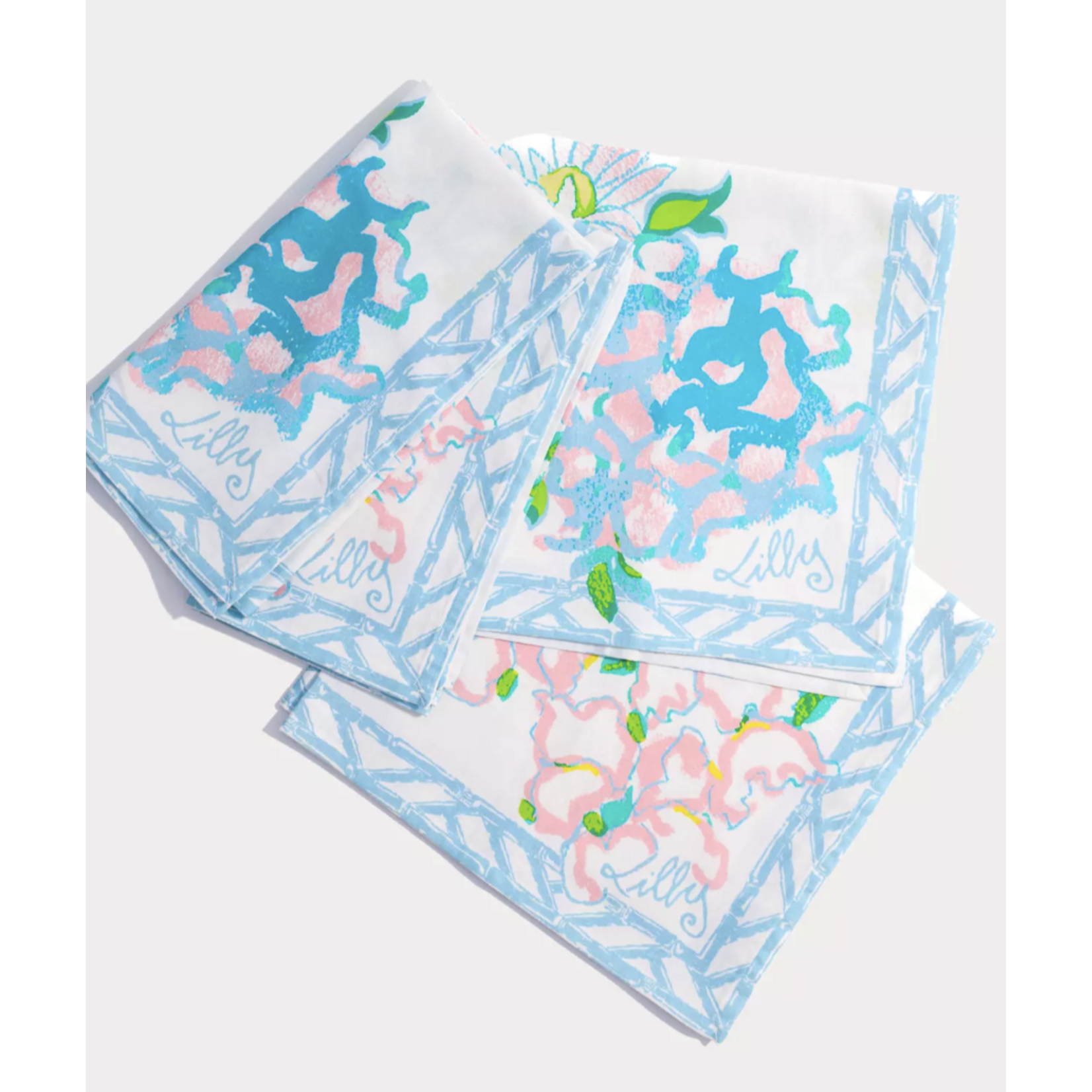 Lilly Pulitzer Lilly Pulitzer engineered Dinner Napkins -Lilly Garden