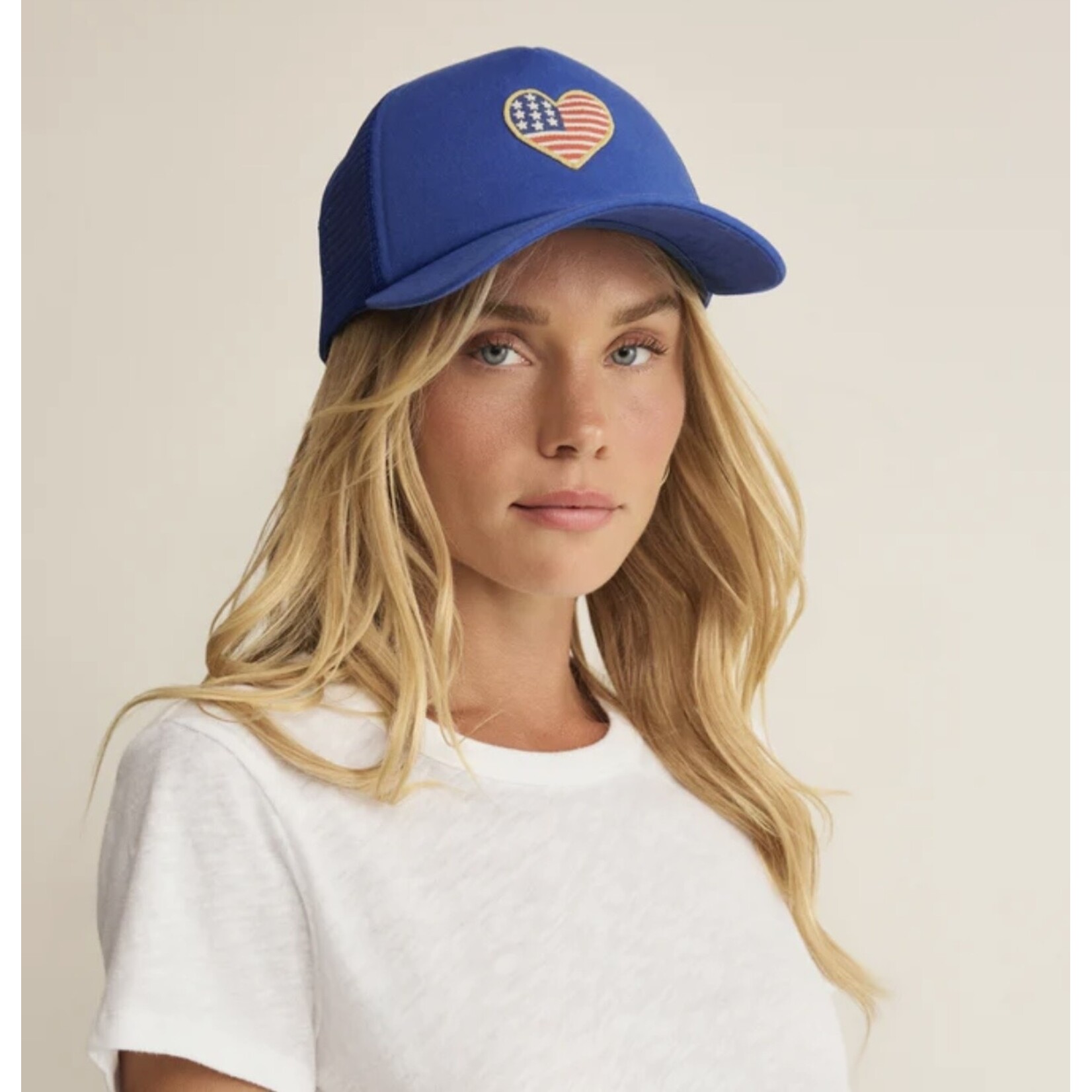 Z Supply Heart Flag Trucker Hat