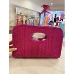 Mini Square Tote - Fuchsia