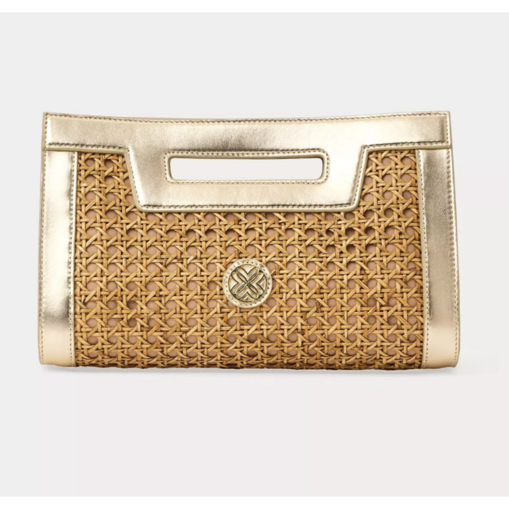 Lilly Pulitzer Lilly Pulitzer Liza Cane Clutch - Natural