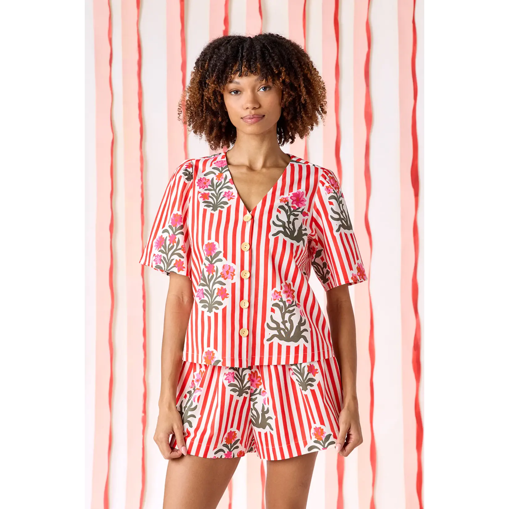 Crosby by Mollie Burch Crosby Jane Top - Garden Parasol