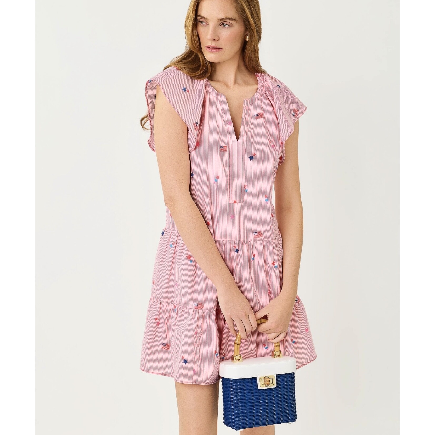 Lilly Pulitzer Norella Dress - 250th celebration Stripe