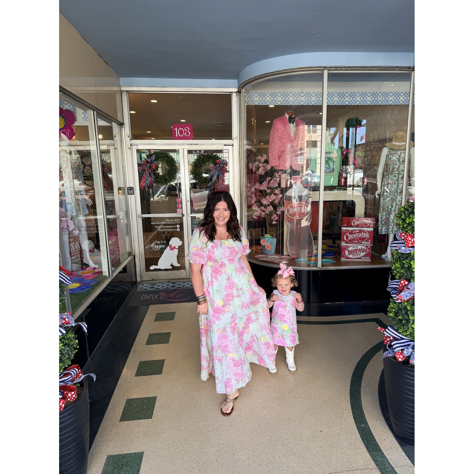 Lilly Pulitzer Lilly Pulitzer Hadly Short Sleeve Smocked Dress - Mum Patch