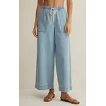 Z Supply Z Supply Daycation Denim Utility Pant- Coastal Water