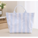 Waterproof Tote Bag - Seaside Stripe