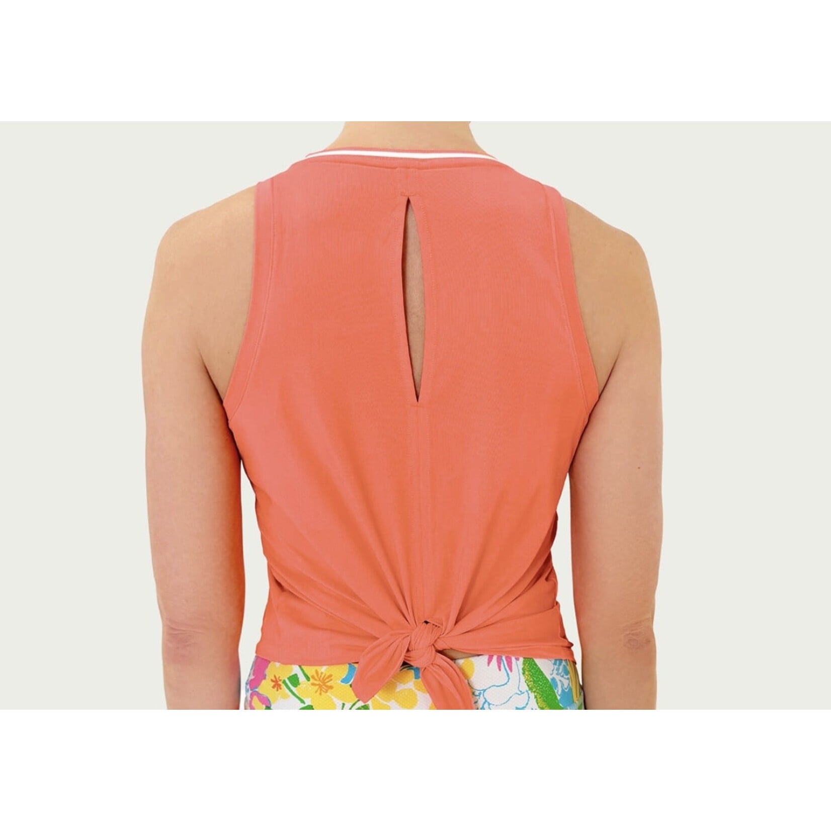 Lilly Pulitzer Lilly Pulitzer Westley Cutout Tank UPF 50+ - Sunset Orange