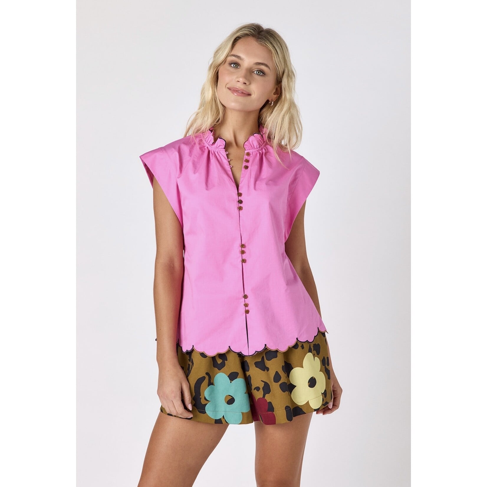 Crosby Crosby Dawson Short - Happy Leopard