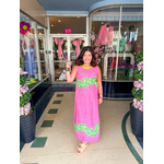Britton Court Briton Court Summer Lattice Tiffany Skirt- Pink