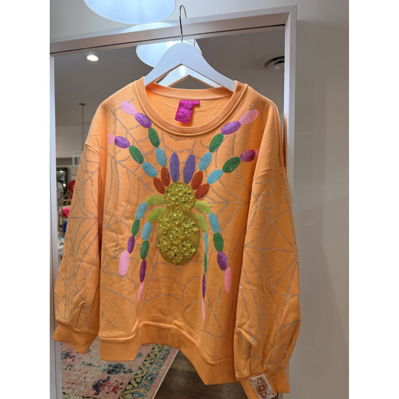 qos QOS Spider Web Sweatshirt