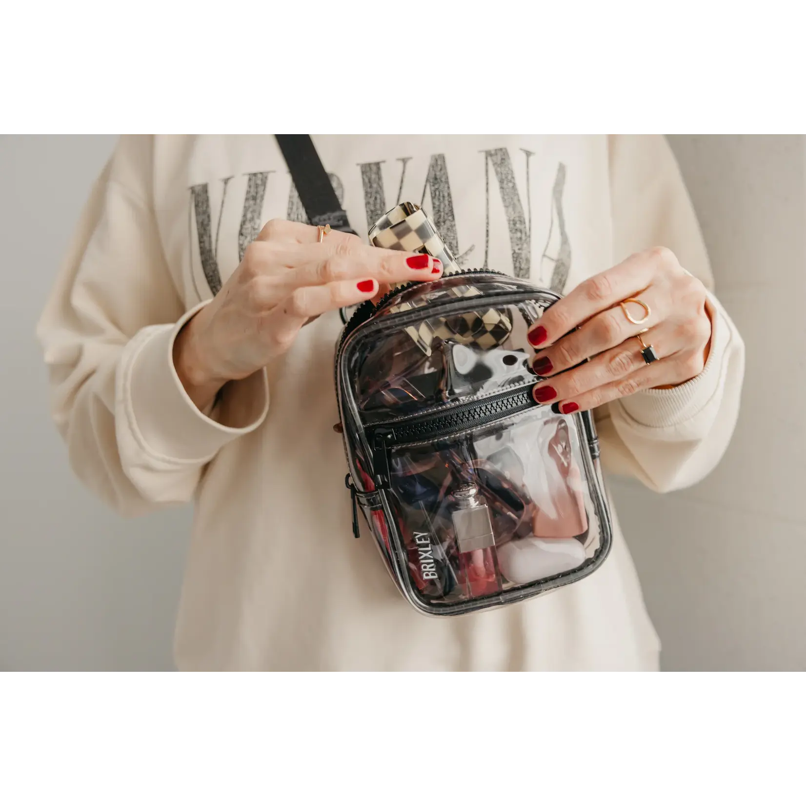brixley Brixley Black Clear Tint Crossbody