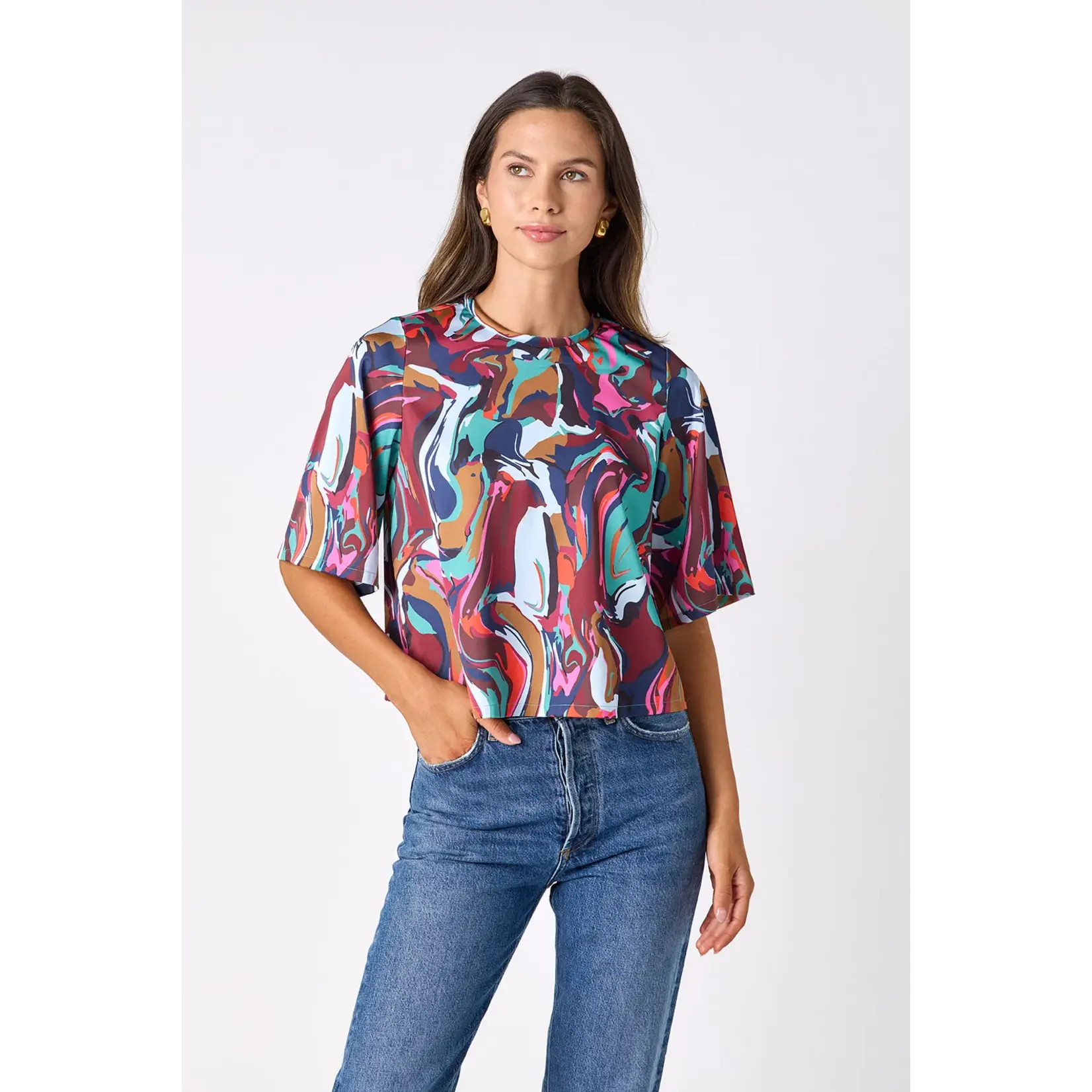 Crosby Crosby Bree tee - Color Current