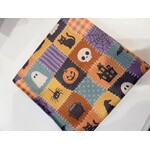 Faire Waffle Kitchen Towel- Halloween Patchwork