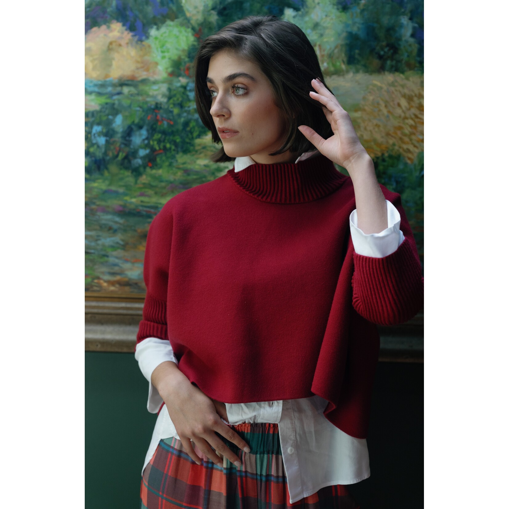 Briton Court Sophia Sweater - Bordeaux