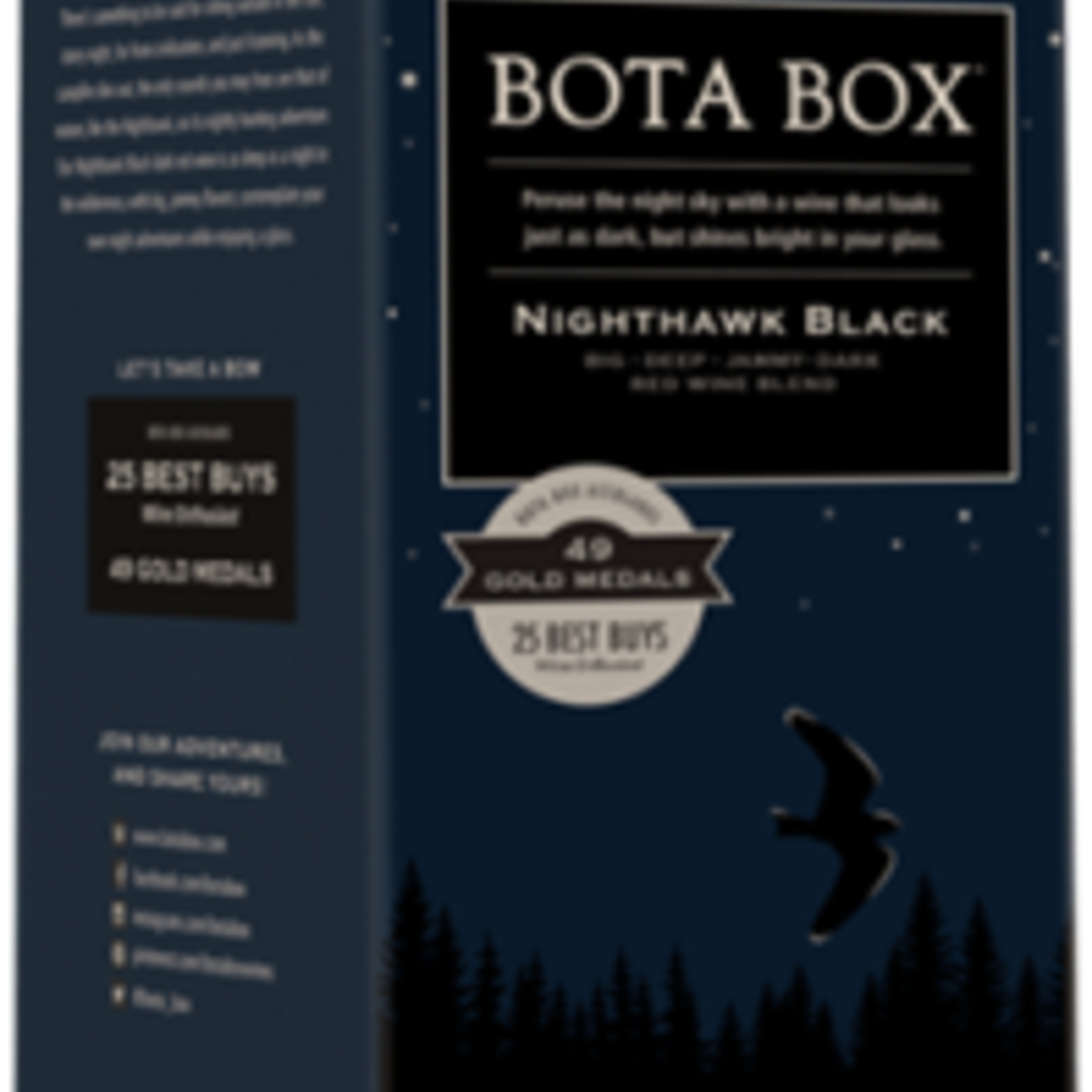 Bota Box Bota Box Nighthawk Black Red Blend 3L