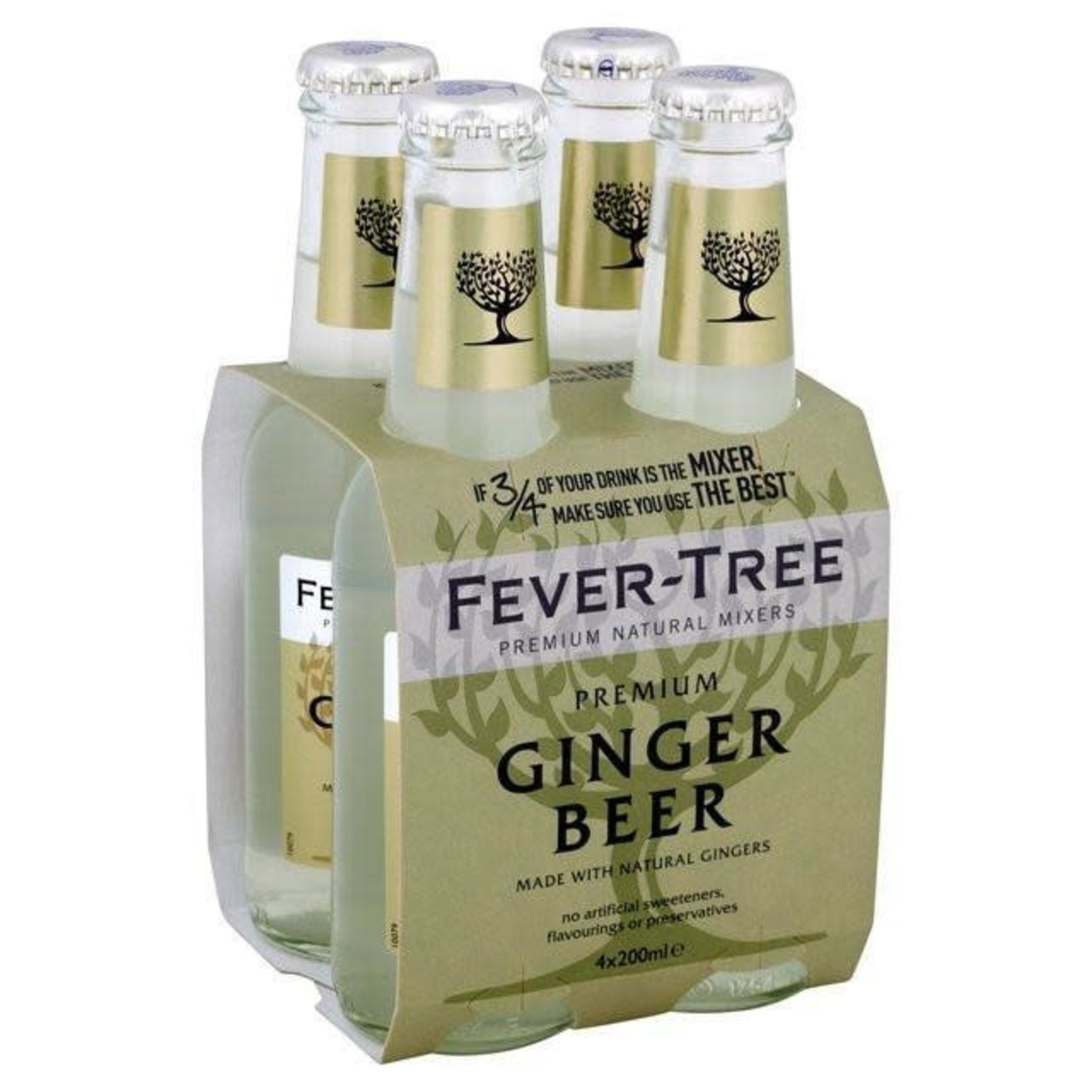 Fever Tree Fever Tree Ginger Beer 4 pack