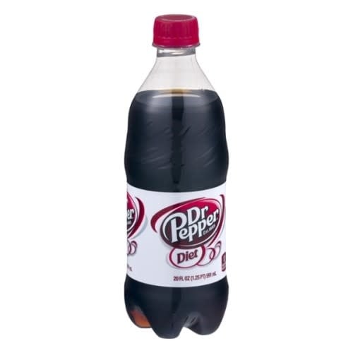 Diet Dr Pepper, 20 fl oz bottle, Cola