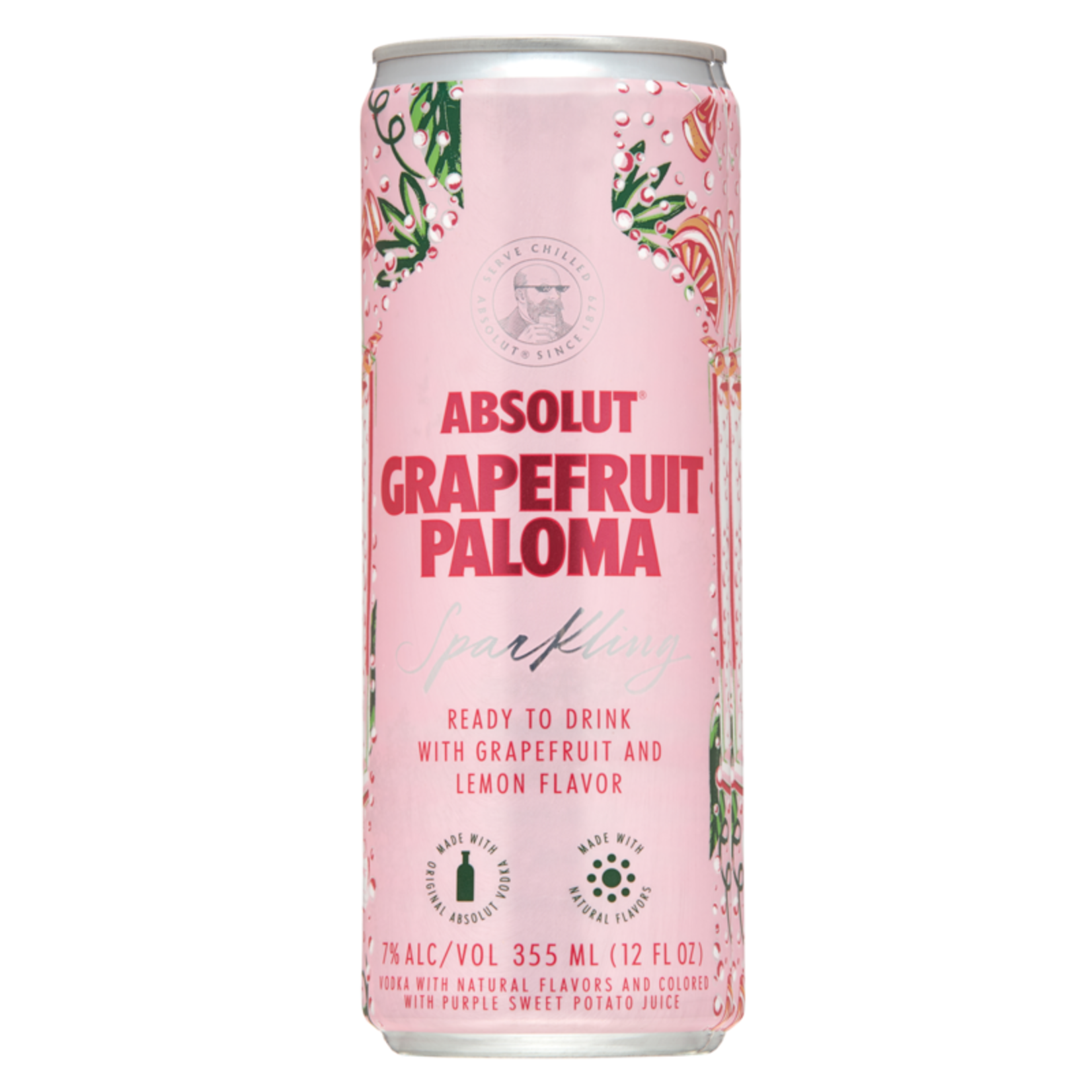 Absolut Absolut Grapefruit Paloma 4 x 12 oz cans