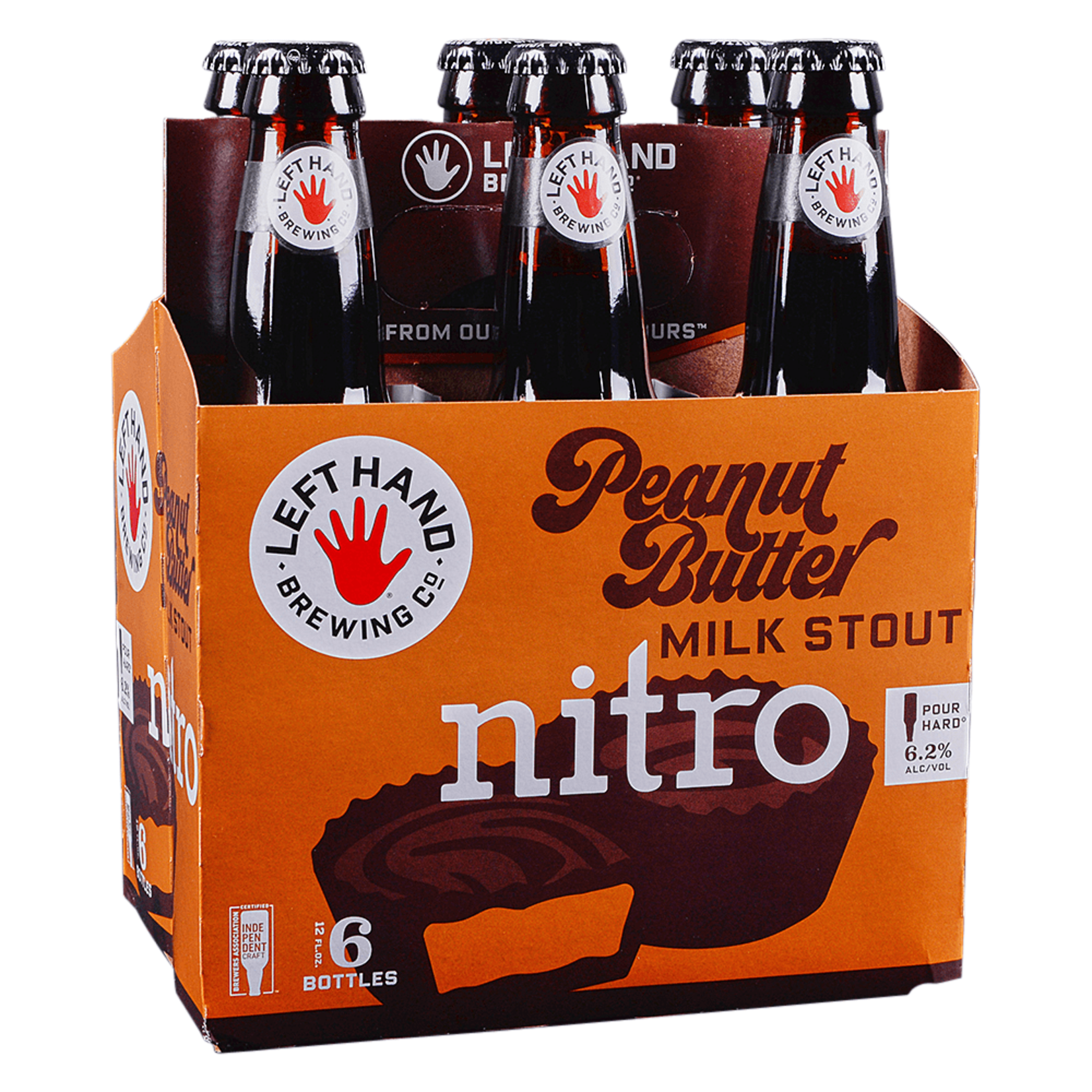 Left Hand Brewing Left Hand Peanut Butter Nitro 6 x 12 oz bottles