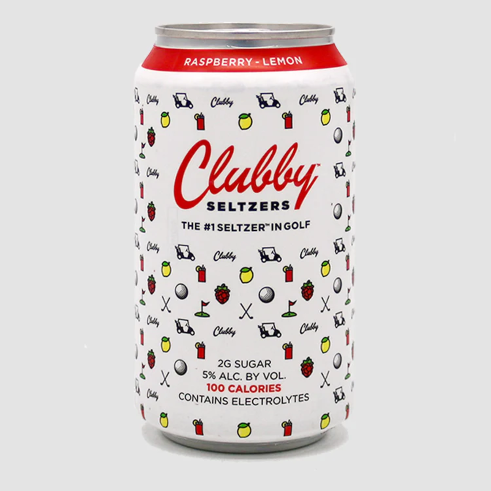 Clubby Clubby Seltzer Raspberry Lemon 6 x 12 oz cans
