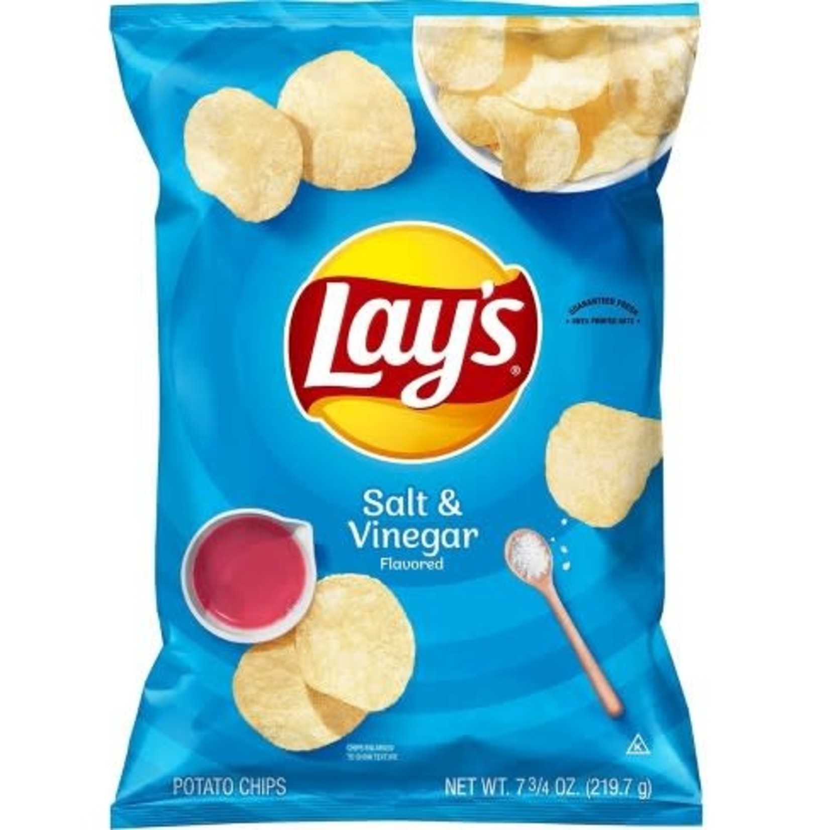 Lays Salt & Vinegar Potato Chips 7.75 oz Bag