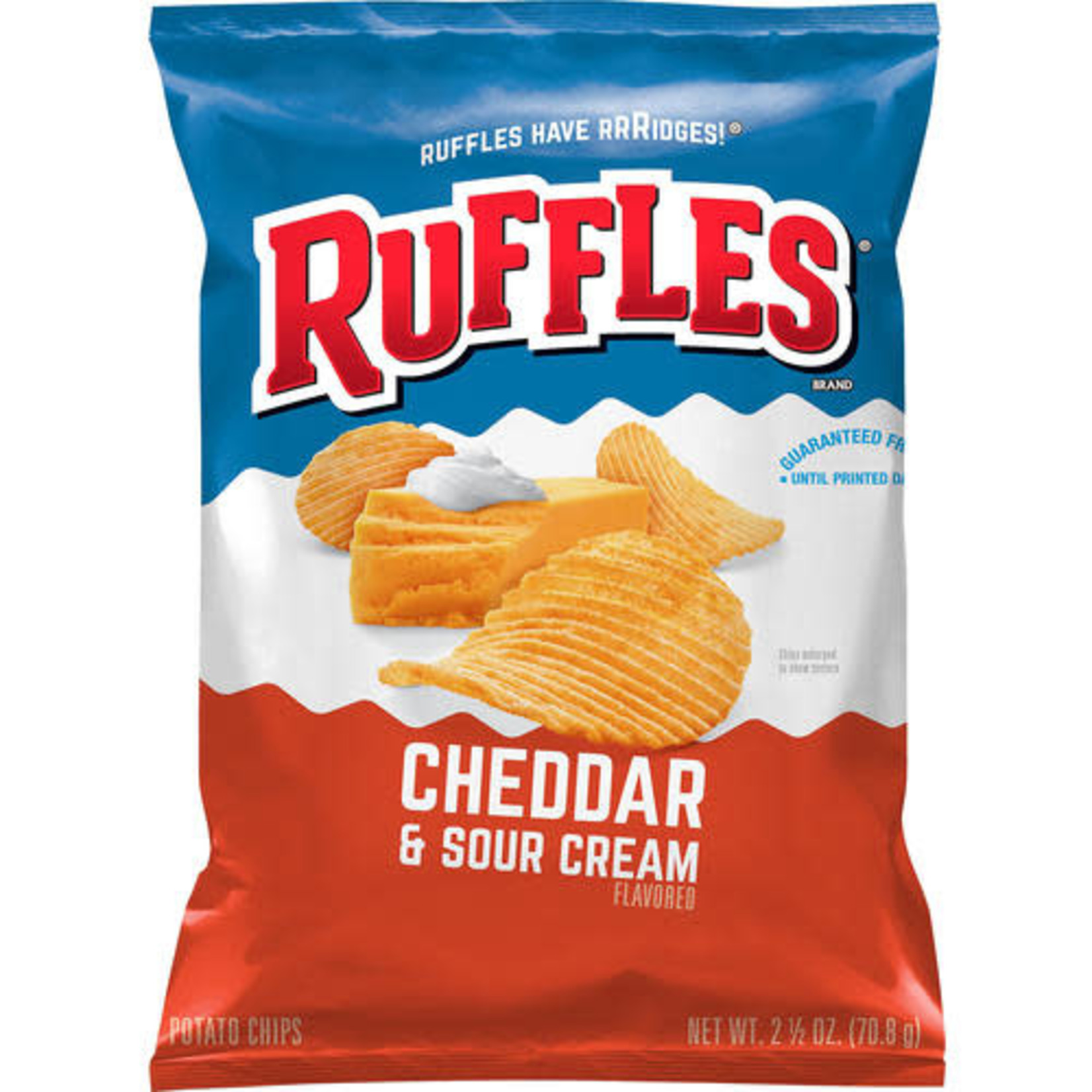 Ruffles Cheddar Sour Cream Potato Chips 2.25oz