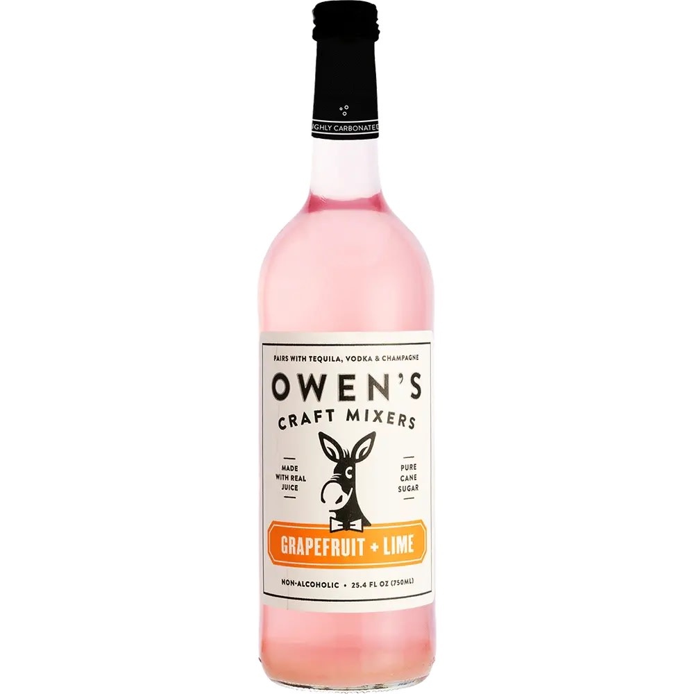 Owen's Craft Mixers Owens Craft Mixer Grapefruit Lime 750 mL Fenwick