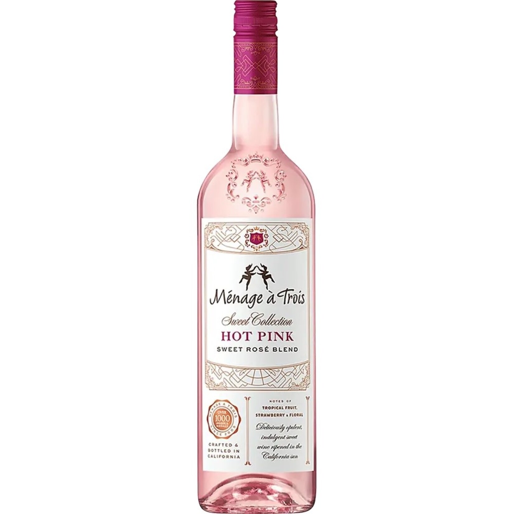 Menage A Trois Menage a Trois Hot Pink Sweet Rose 750 mL