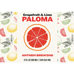 Anthem Anthem Grapefruit Paloma 4 x 12 oz cans