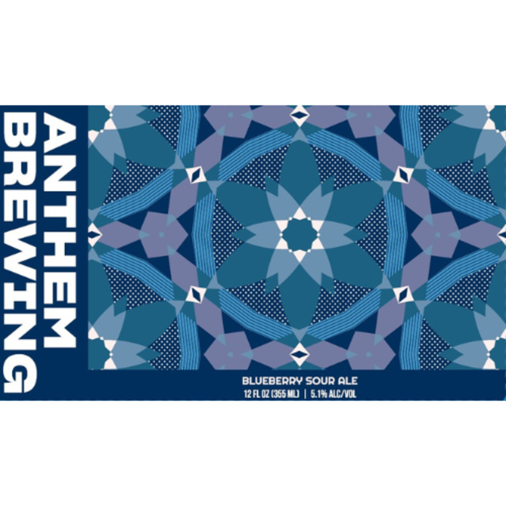 Anthem Blueberry Sour 4 x 12 oz cans