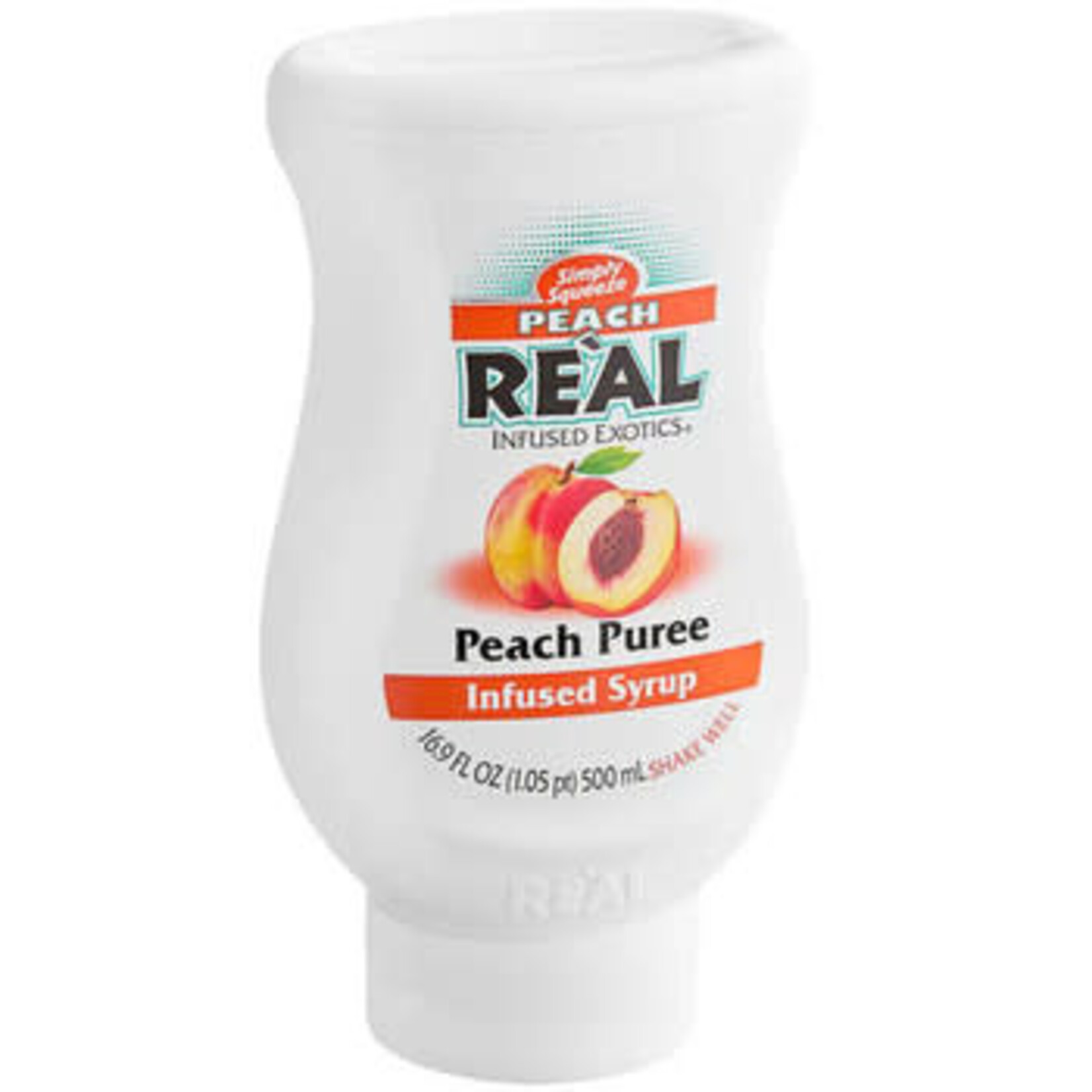 Real Peach Infused Syrup 16.9oz