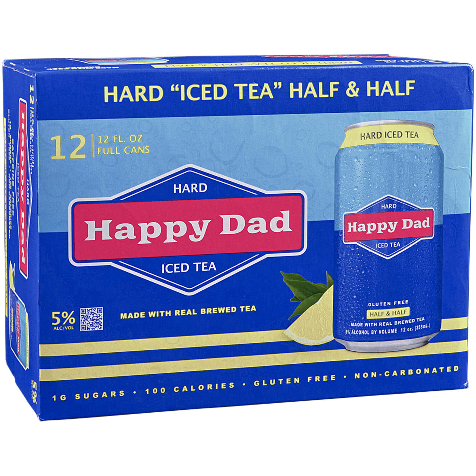 Happy Dad Half & Half Iced Tea 12pk x 12oz cans