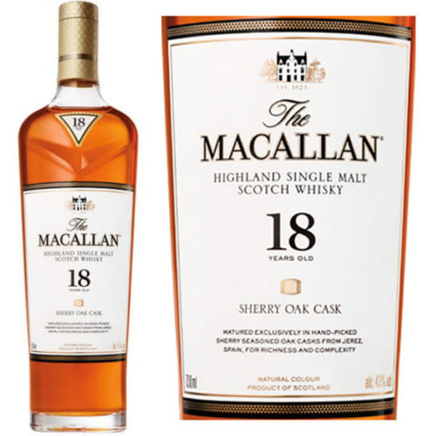 Macallan Macallan Sherry Oak 18yr 750 mL