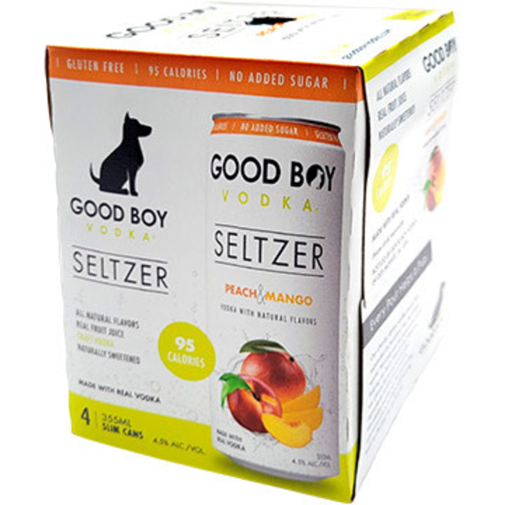 Good Boy Peach & Mango 4pk x 12oz cans