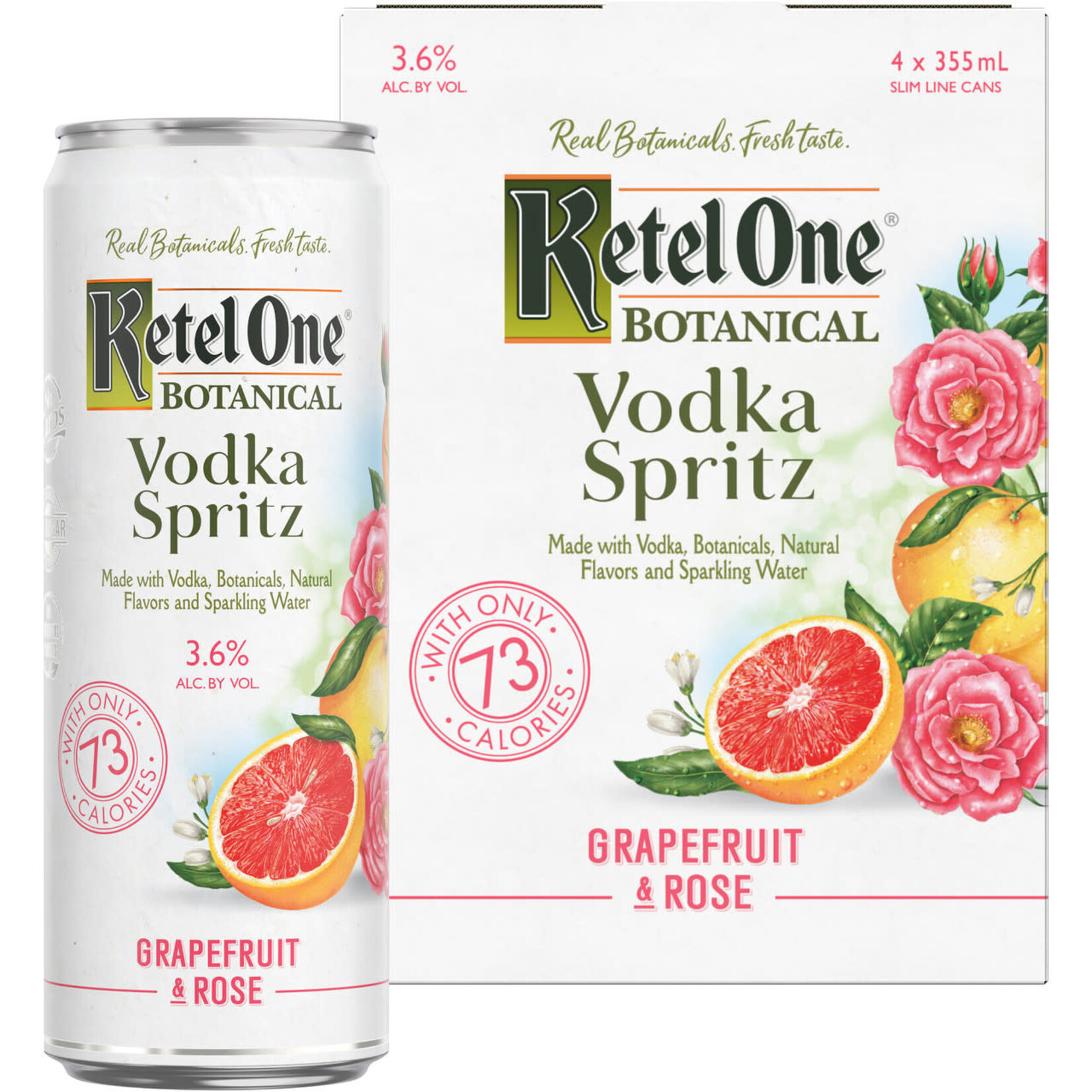 Ketel One Ketel One Grapefruit Rose Vodka Spritz 4pk x 355mL cans