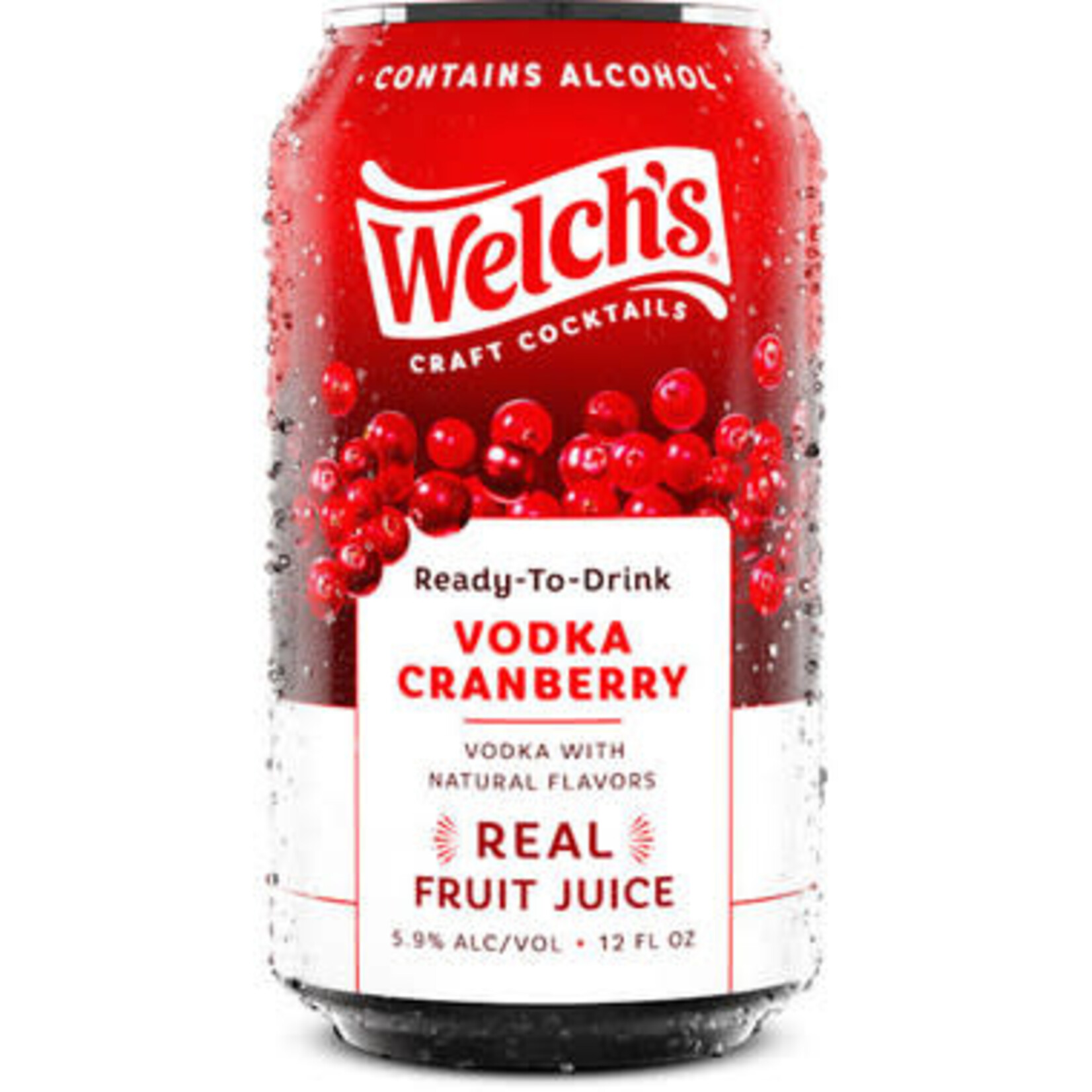 Welch’s Cranberry Vodka 4pk x 12oz cans