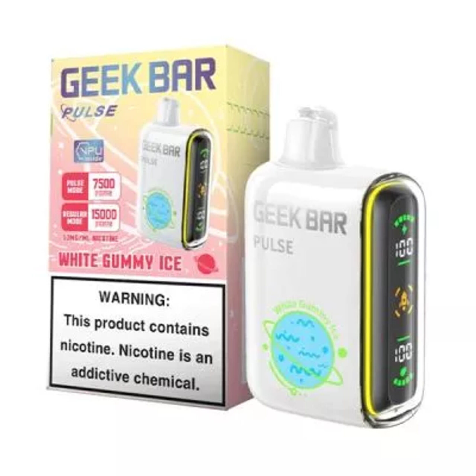 Geek Bar Pulse White Gummy Ice 15K