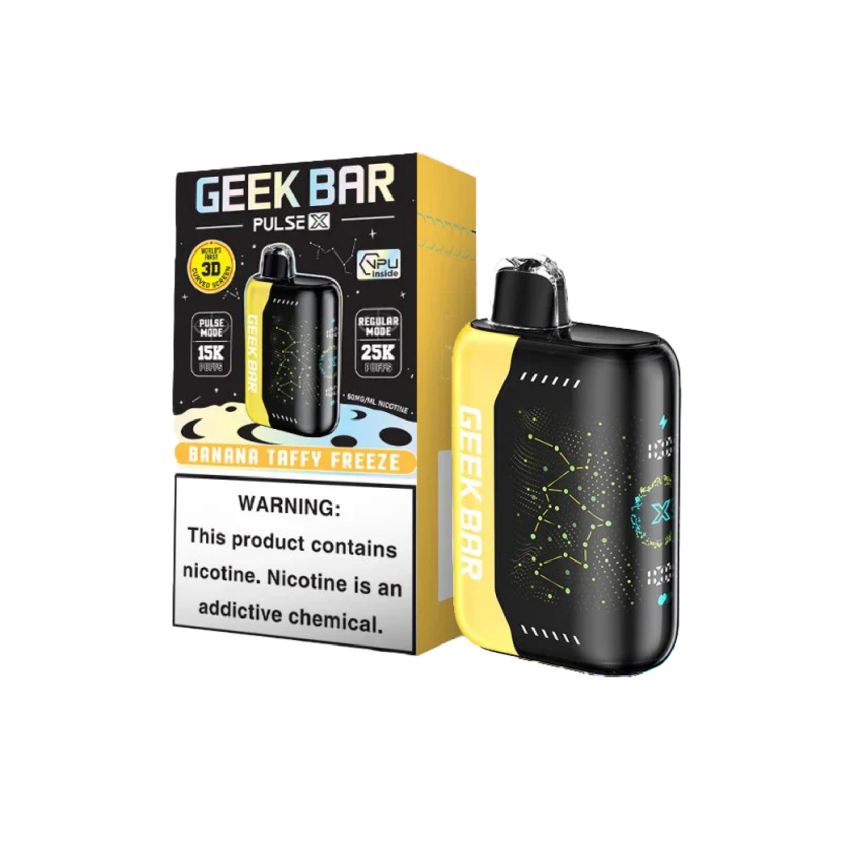 Geek Bar Pulse X Banana Taffy Freeze 25K