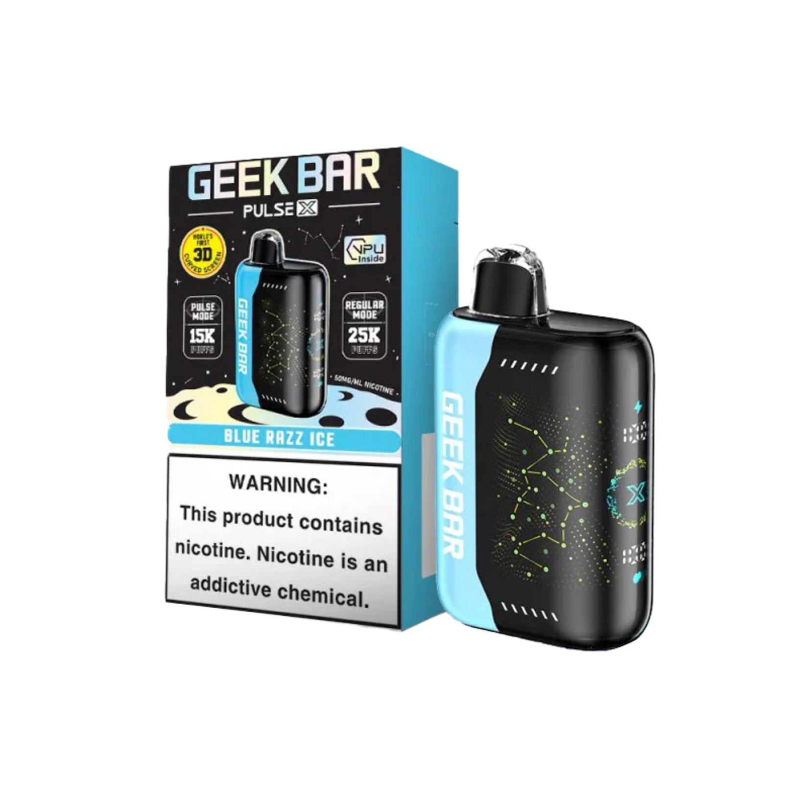 Geek Bar Pulse X Blue Razz Ice 25K