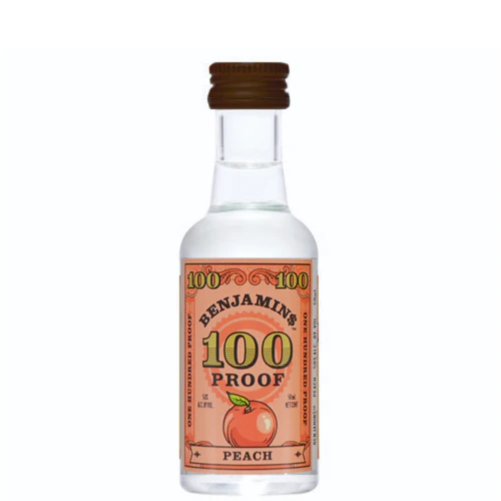 Benjamins 100 proof Peach 50mL