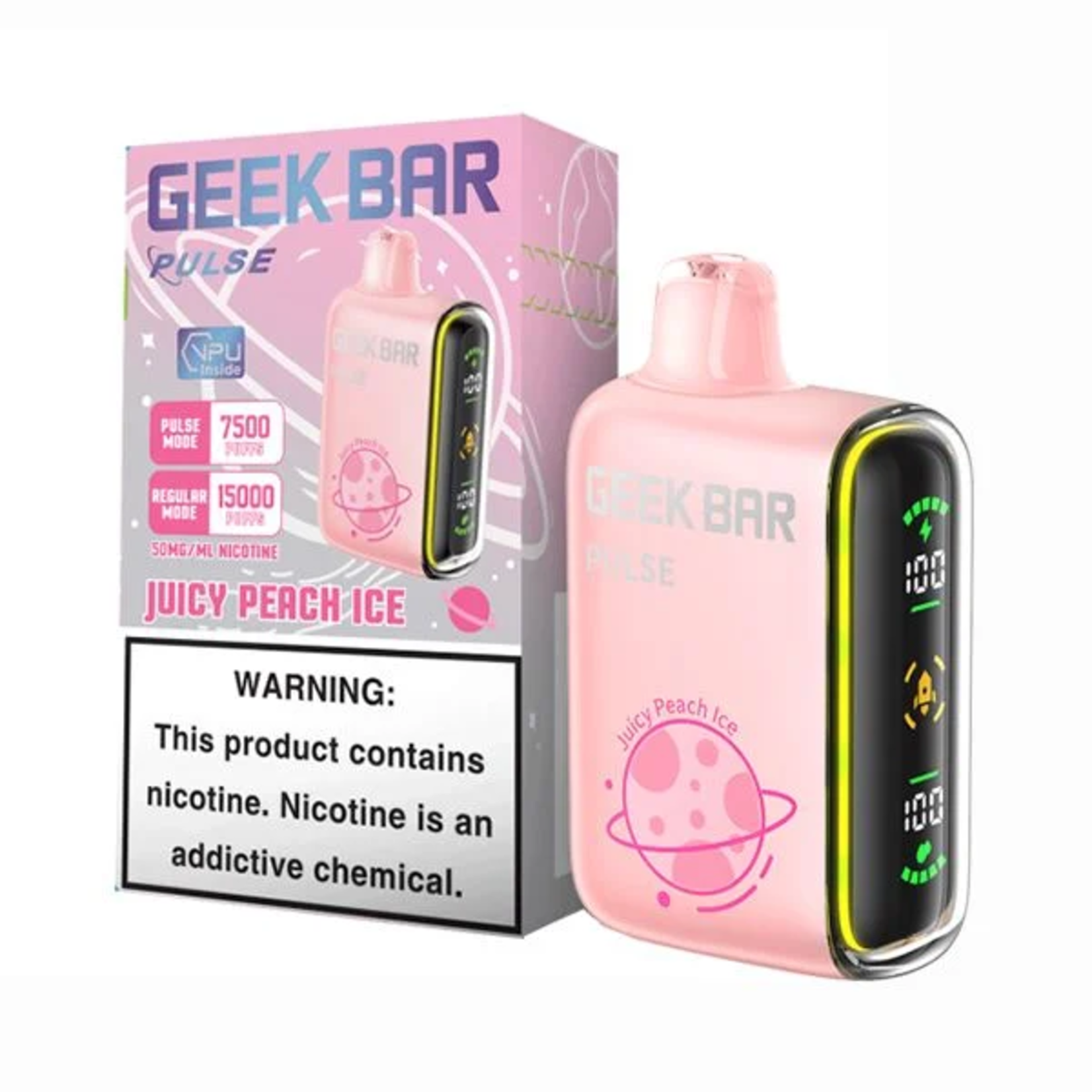 Geek Bar Pulse Juicy Peach Ice 15K