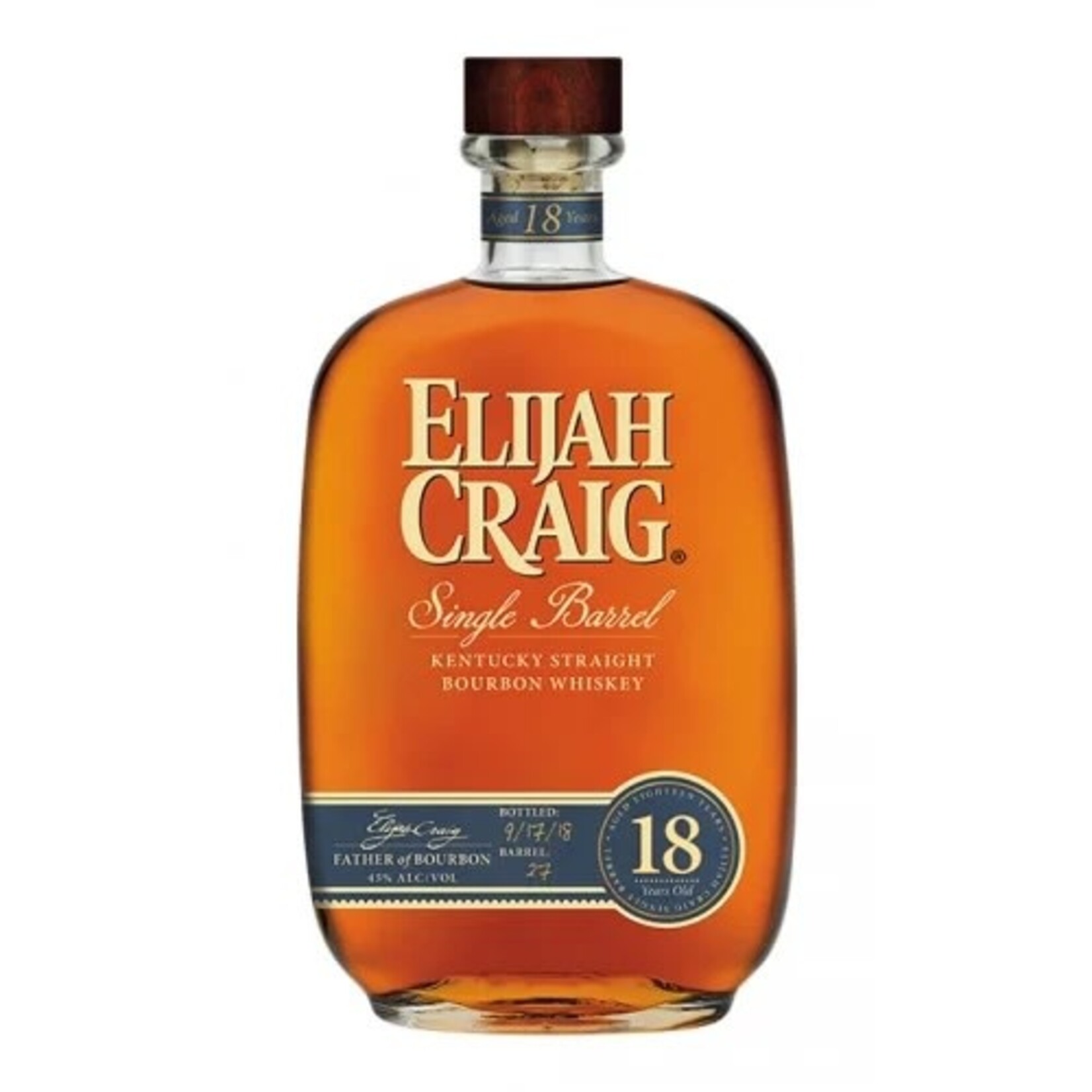 Elijah Craig Elijah Craig Single Barrel 18yr 750mL
