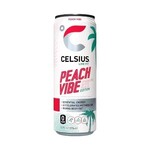 Celsius Peach Vibe 1pk x 12oz can