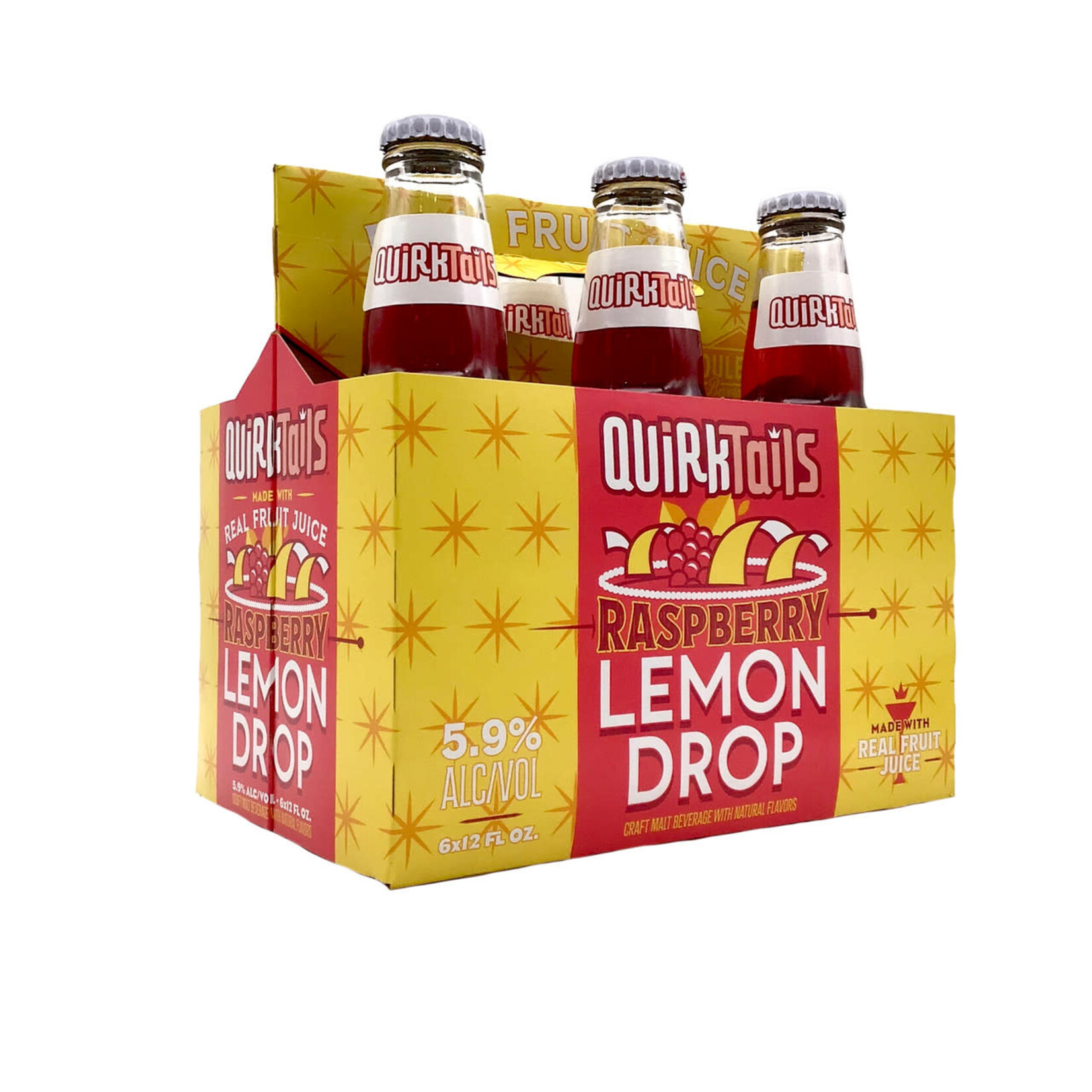 Quirktails Raspberry Lemon Drop 6pk x 12oz bottles