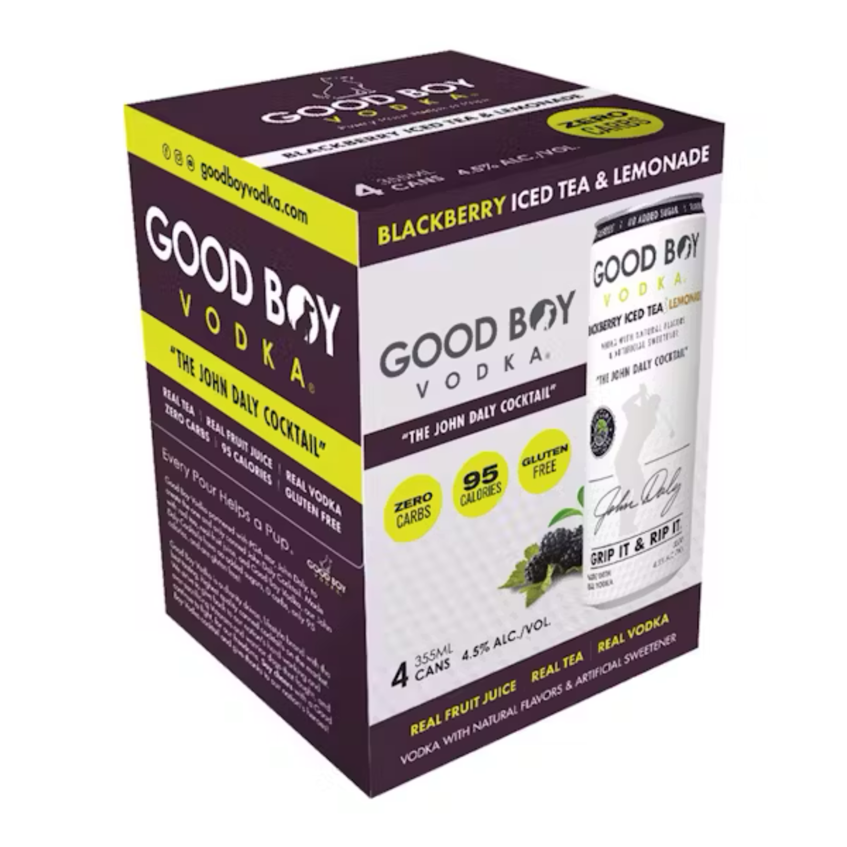 Good Boy Blackberry Iced Tea 4pk x 12oz cans