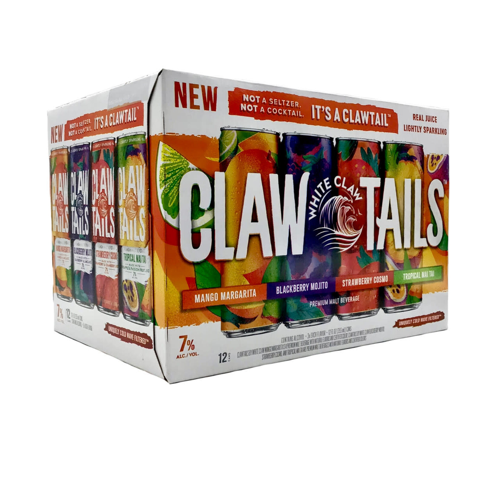 White Claw White Claw Claw Tails Variety Pack 12pk x 12oz cans