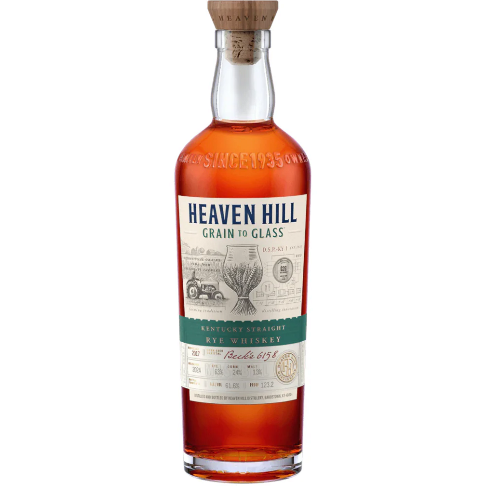Heaven Hill Heaven Hill Grain to Glass Rye Whiskey 750mL