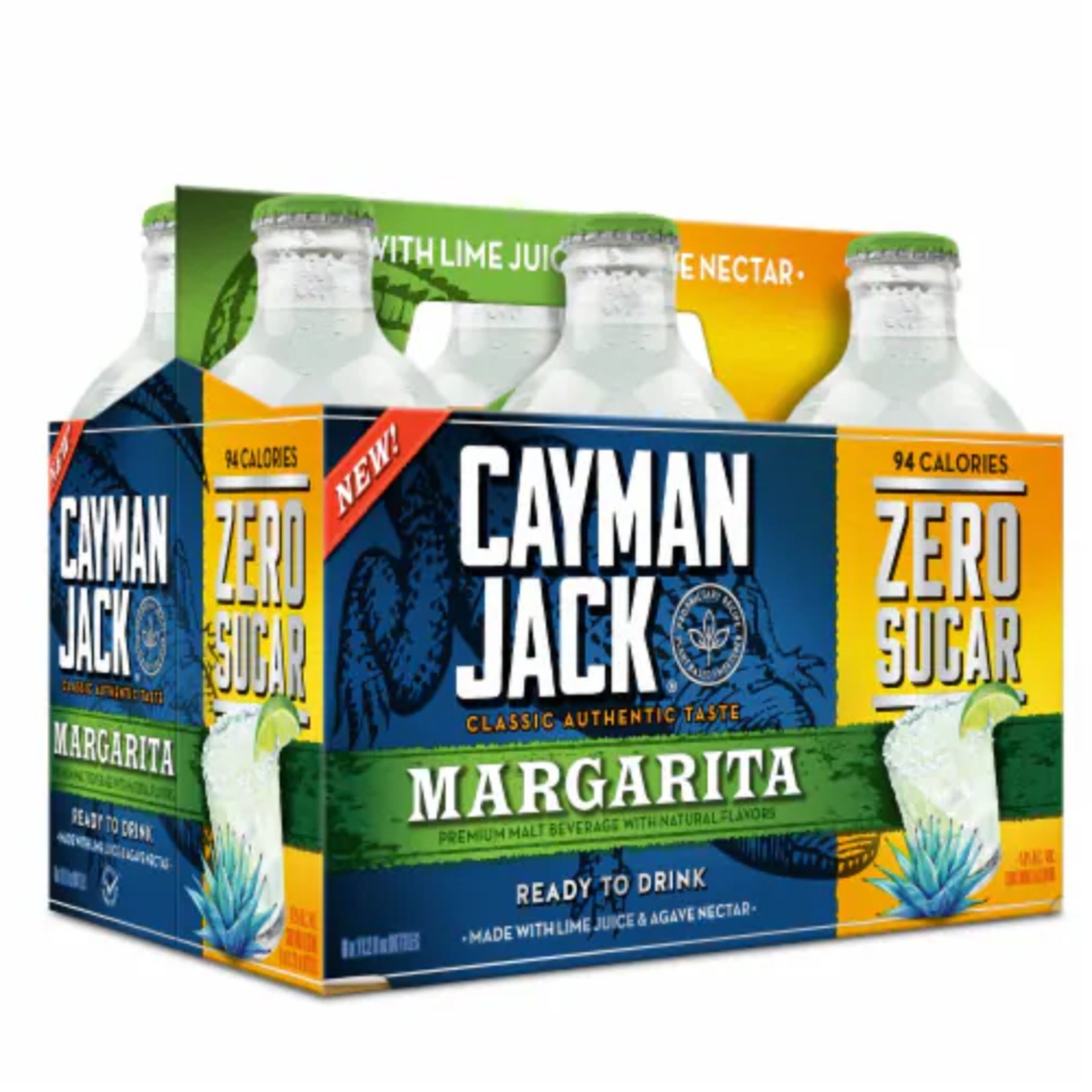 Cayman Jack Cayman Jack Zero Sugar Margarita Flavored 6pk x 11.2oz bottles