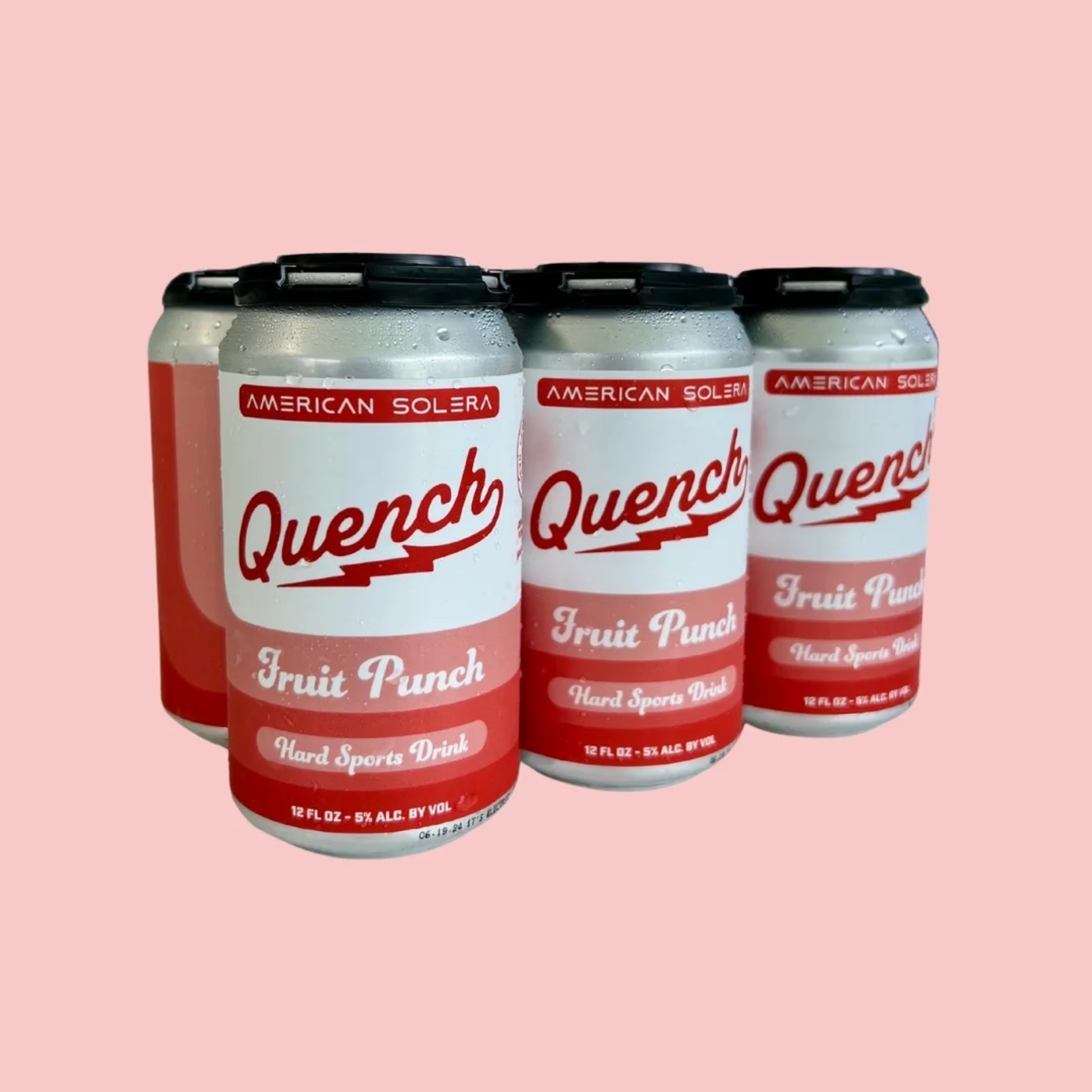 American Solera Quench Fruit Punch 6pk x 12oz cans