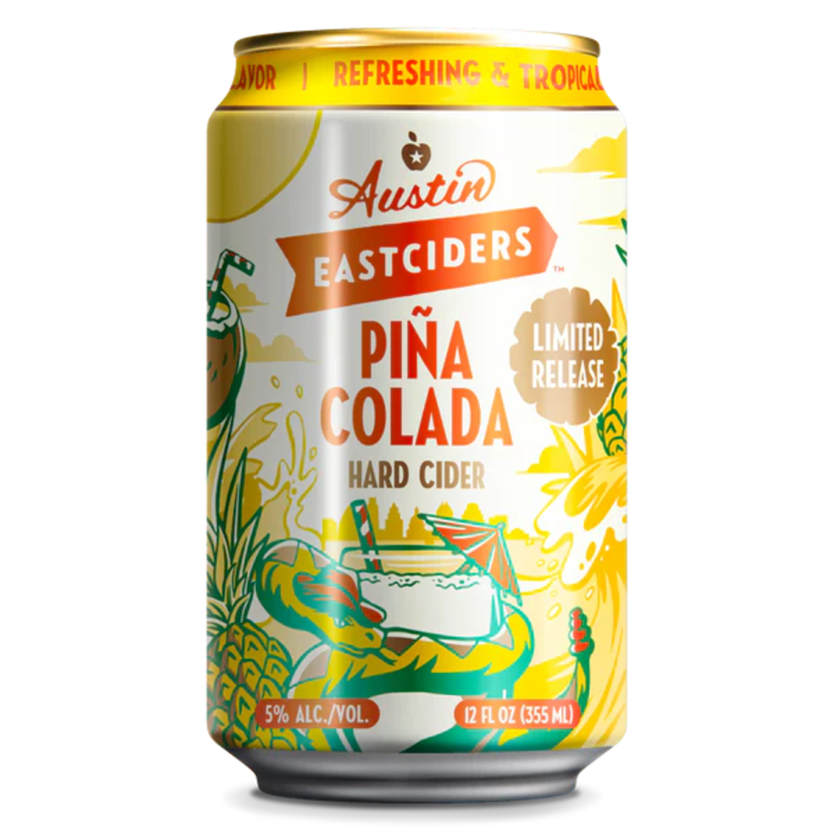 Austin EastCider Austin East Cider Pina Colada 6pk x 12oz cans
