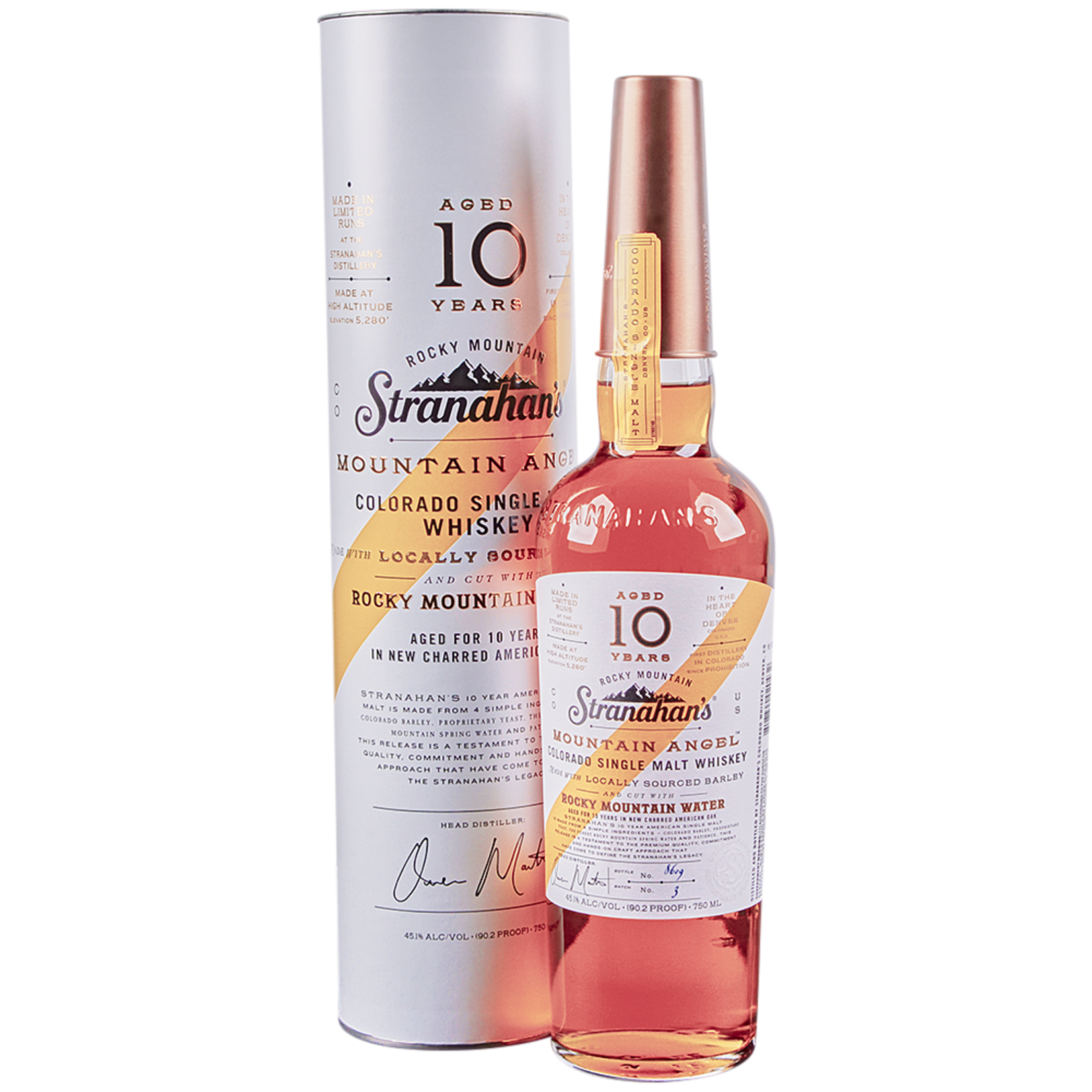 Stranahans Mountain Angel 10yr Whiskey 750mL
